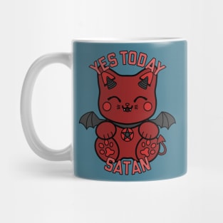 Yes Today Satan Mug